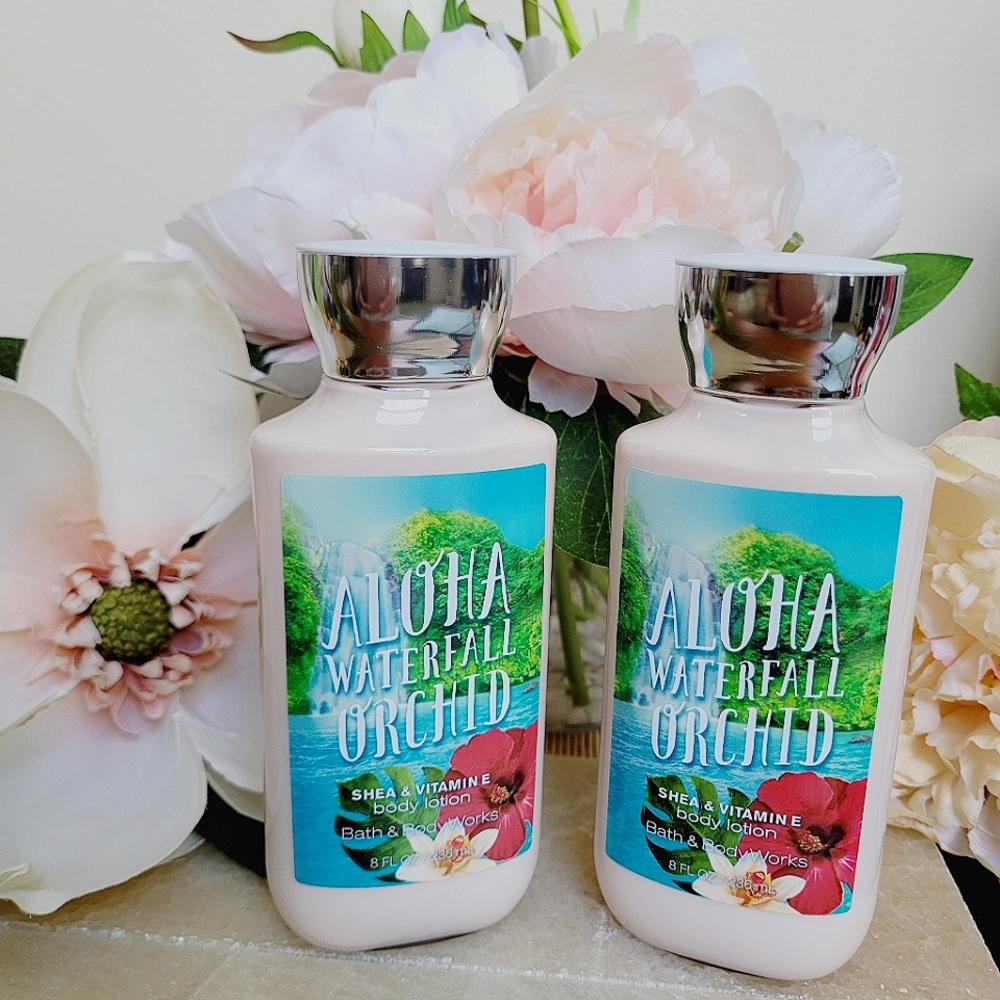 Aloha Waterfall Orchid Bath & Body works Lotion NWT